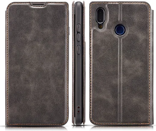 Samsung Galaxy A40 Dun Portemonnee Hoesje Zwart afbeelding 5