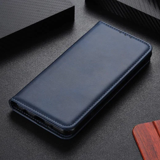 Samsung Galaxy A40 Splitleren Portemonnee Hoesje Blauw afbeelding 9