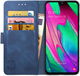 Rosso Element Samsung Galaxy A40 Hoesje Book Cover Blauw