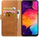 Rosso Element Samsung Galaxy A50 Hoesje Book Cover Lichtbruin afbeelding 1
