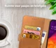 Rosso Element Samsung Galaxy A50 Hoesje Book Cover Lichtbruin afbeelding 9