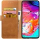 Rosso Element Samsung Galaxy A70 Hoesje Book Cover Lichtbruin afbeelding 1