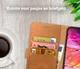 Rosso Element Samsung Galaxy A70 Hoesje Book Cover Lichtbruin afbeelding 9