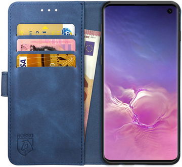 Rosso Element Samsung Galaxy S10 Hoesje Book Cover Blauw