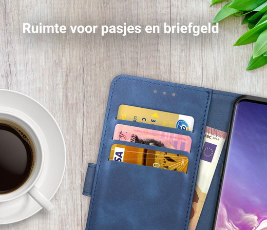 Rosso Element Samsung Galaxy S10 Hoesje Book Cover Blauw afbeelding 10