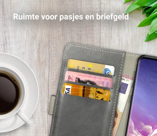 Rosso Element Samsung Galaxy S10 Hoesje Book Cover Grijs afbeelding 5