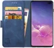 Rosso Element Samsung Galaxy S10 Plus Hoesje Book Cover Blauw afbeelding 1