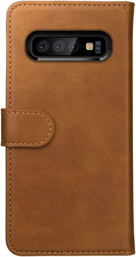 Rosso Element Samsung Galaxy S10 Plus Hoesje Book Cover Lichtbruin afbeelding 2