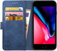Rosso Element Apple iPhone 7 / 8 Hoesje Book Cover Blauw