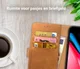 Rosso Element Apple iPhone 7 / 8 Hoesje Book Cover Lichtbruin afbeelding 8