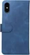 Rosso Element Apple iPhone XS / X Hoesje Book Cover Blauw afbeelding 2