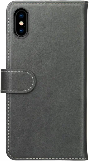 Rosso Element Apple iPhone XS / X Hoesje Book Cover Grijs afbeelding 4