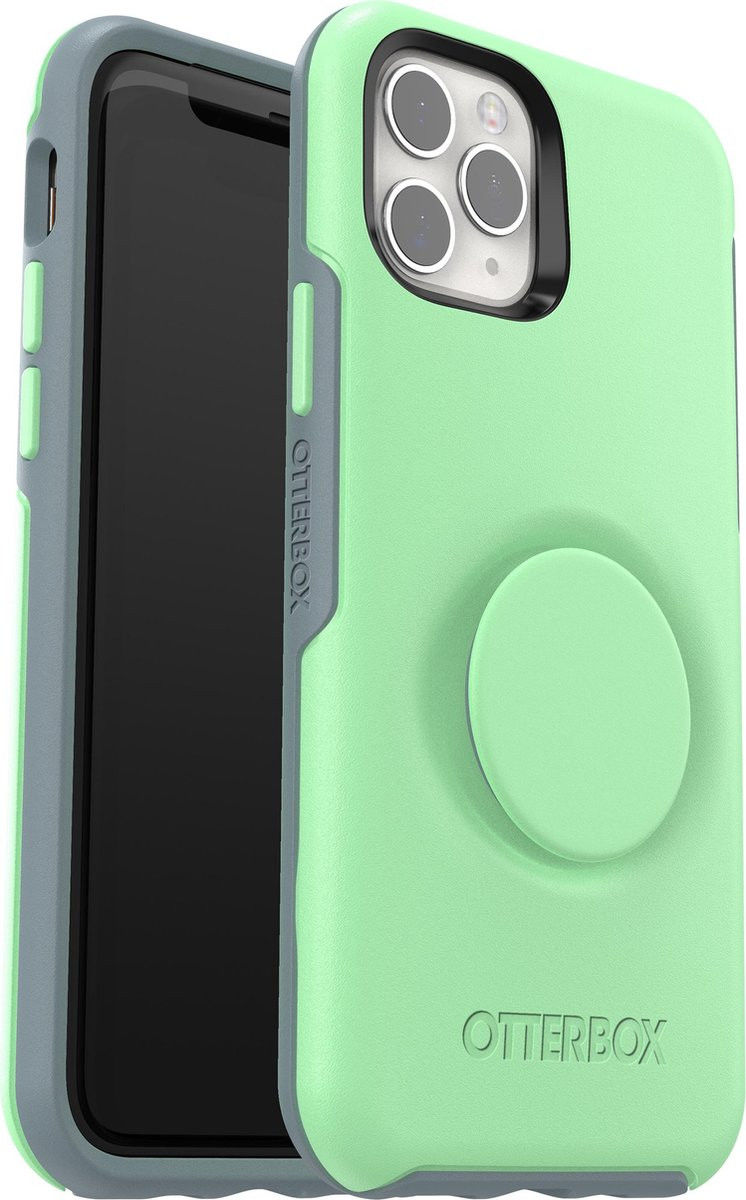 Otter + Pop Symmetry Series Apple iPhone 11 Pro Hoesje Groen afbeelding 1
