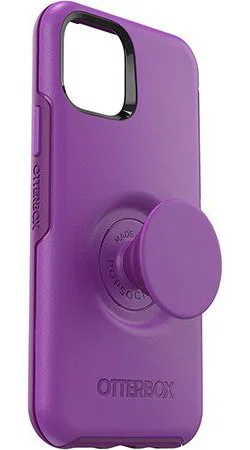 Otter + Pop Symmetry Series Apple iPhone 11 Pro Hoesje Paars afbeelding 7