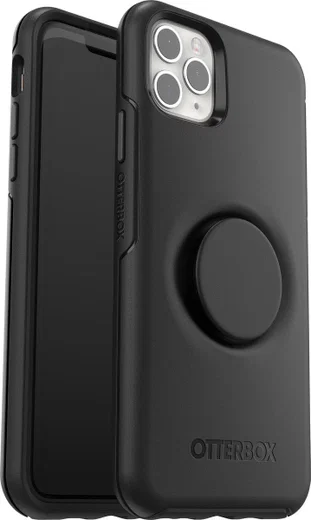 Otter + Pop Symmetry Series Apple iPhone 11 Pro Max Hoesje Zwart afbeelding 1