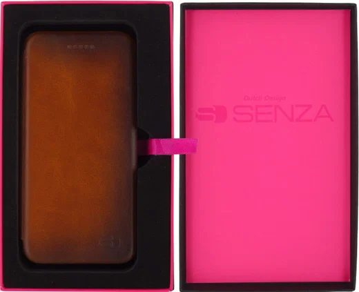 Senza Desire Skinny Leren Portemonnee Hoesje Apple iPhone 6(S) Bruin afbeelding 7