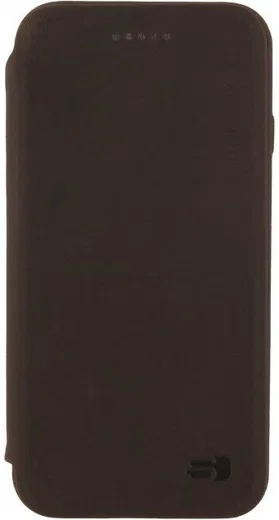 Senza Raw Apple iPhone SE (2020) Hoesje Dun Leren Wallet Case Bruin afbeelding 3