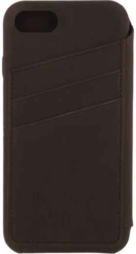 Senza Raw Apple iPhone SE (2020) Hoesje Dun Leren Wallet Case Bruin afbeelding 5