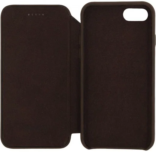 Senza Raw Apple iPhone SE (2020) Hoesje Dun Leren Wallet Case Bruin afbeelding 4
