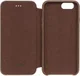 Senza Raw Apple iPhone SE (2020) Hoesje Dun Leren Book Case Bruin afbeelding 3