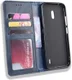 Nokia 2.2 Stijlvol Vintage Portemonnee Hoesje Blauw afbeelding 4