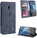 Nokia 2.2 Stijlvol Vintage Portemonnee Hoesje Blauw afbeelding 5