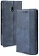 Nokia 2.2 Stijlvol Vintage Portemonnee Hoesje Blauw afbeelding 7