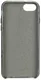 Senza Glam Apple iPhone SE (2020) Hoesje Dun Leren Back Cover Grijs afbeelding 4