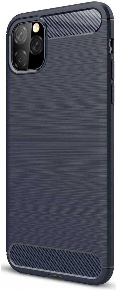 Apple iPhone 11 Pro Hoesje Geborsteld TPU Blauw afbeelding 2