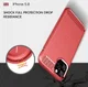 Apple iPhone 11 Pro Hoesje Geborsteld TPU Rood afbeelding 6
