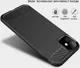 Apple iPhone 11 Geborsteld TPU Hoesje Zwart afbeelding 6