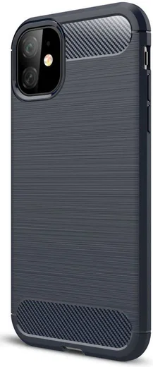 Apple iPhone 11 Hoesje Geborsteld TPU Blauw afbeelding 1