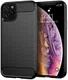 Apple iPhone 11 Pro Max Geborsteld TPU Hoesje Zwart afbeelding 13