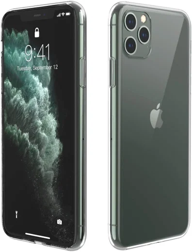 Apple iPhone 11 Pro Hoesje Dun TPU Transparant afbeelding 7