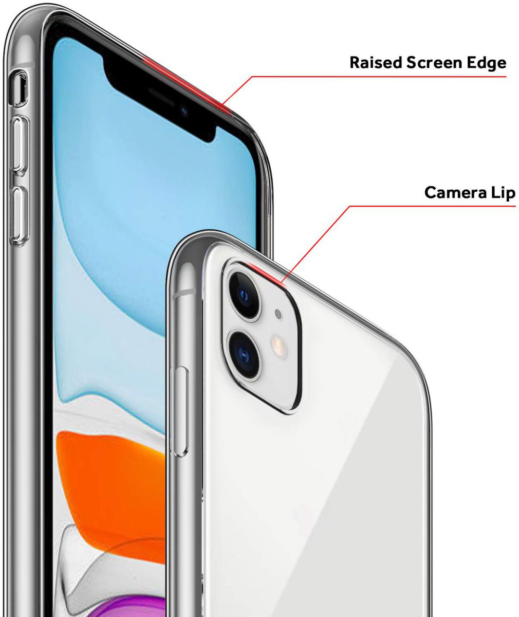 Apple iPhone 11 Hoesje Dun TPU Transparant afbeelding 9