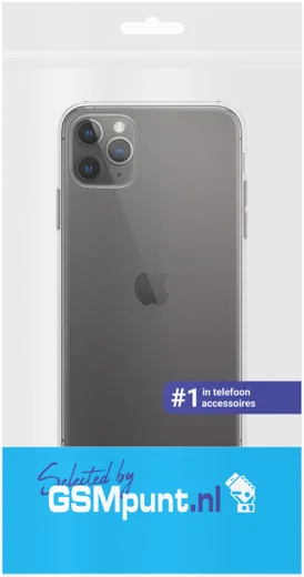 Apple iPhone 11 Pro Max Hoesje Dun TPU Transparant afbeelding 2