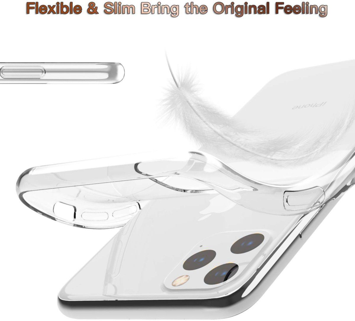 Apple iPhone 11 Pro Max Hoesje Dun TPU Transparant afbeelding 9