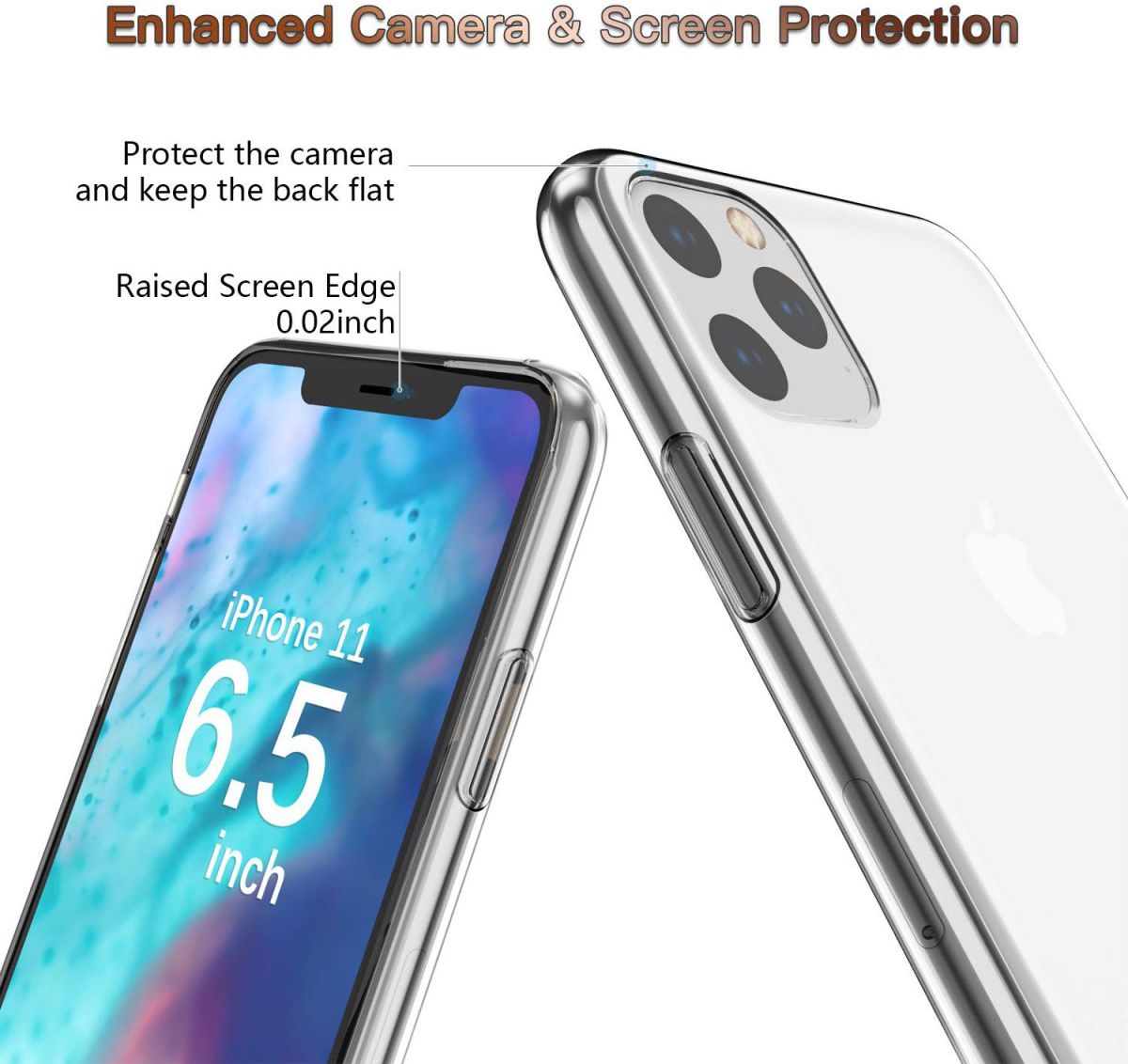 Apple iPhone 11 Pro Max Hoesje Dun TPU Transparant afbeelding 10