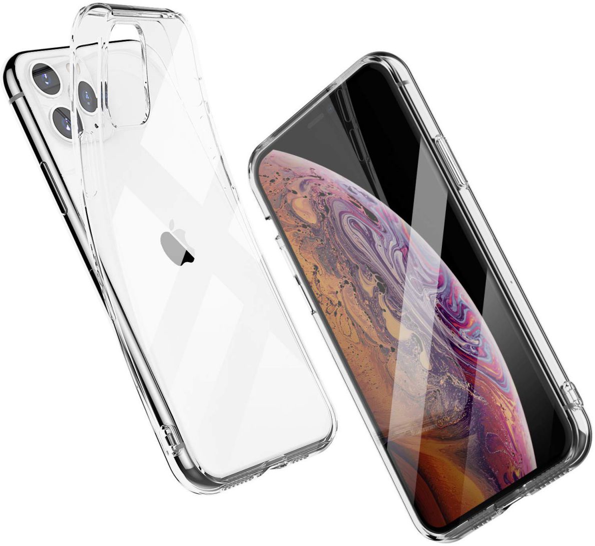 Apple iPhone 11 Pro Max Hoesje Dun TPU Transparant afbeelding 4