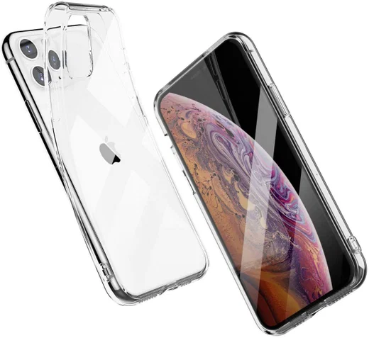 Apple iPhone 11 Pro Max Hoesje Dun TPU Transparant afbeelding 4