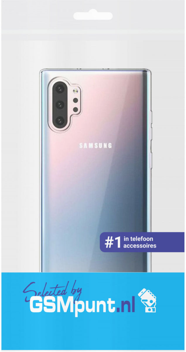 Samsung Galaxy Note 10 Plus Hoesje Dun TPU Transparant afbeelding 3