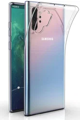 Samsung Galaxy Note 10 Plus Hoesje Dun TPU Transparant afbeelding