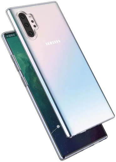 Samsung Galaxy Note 10 Plus Hoesje Dun TPU Transparant afbeelding 5