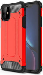 Apple IPhone 11 Hoesje Shock Proof Hybride Back Cover Rood afbeelding