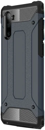 Samsung Galaxy Note 10 Hybride Hoesje Blauw afbeelding 2