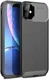 Apple iPhone 11 Hoesje Geborsteld Carbon Zwart afbeelding 1