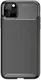 Apple iPhone 11 Pro Max Siliconen Carbon Hoesje Zwart afbeelding 6