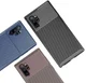 Samsung Galaxy Note 10 Plus Siliconen Carbon Hoesje Zwart afbeelding 14