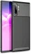 Samsung Galaxy Note 10 Plus Siliconen Carbon Hoesje Zwart afbeelding 4