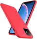 Apple iPhone 11 Twill Slim Texture TPU Hoesje Rood afbeelding 4